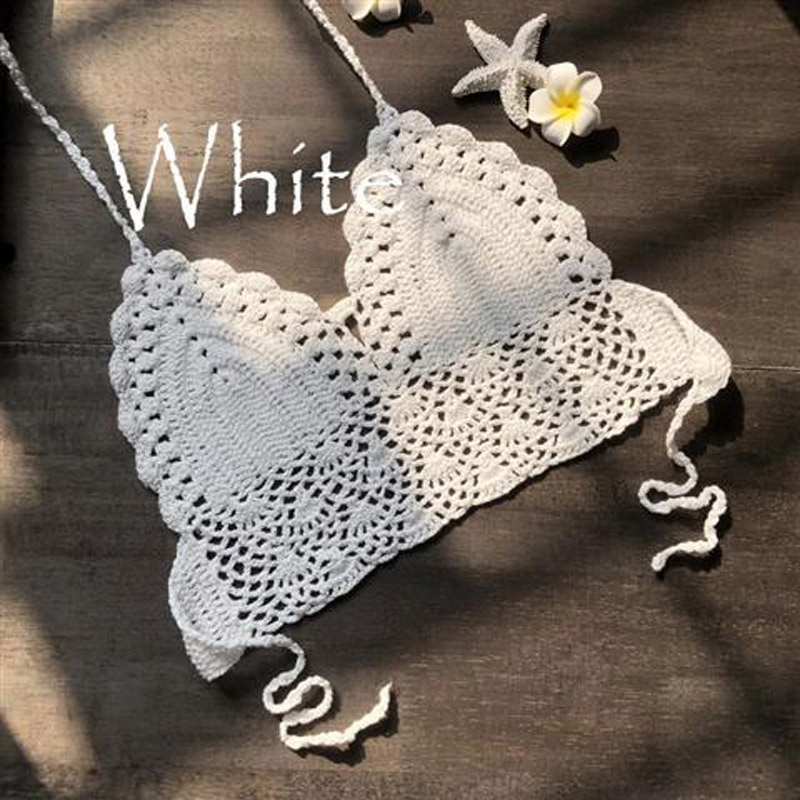 Crochet swimsuits, large chest and cup crochet bikinis for swimming pools, beach belly covering and slimming swimsuits