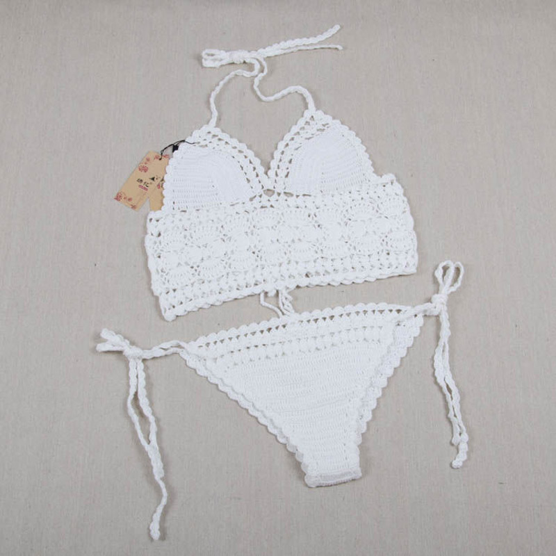 OEEA swimsuit, beach crochet bikini