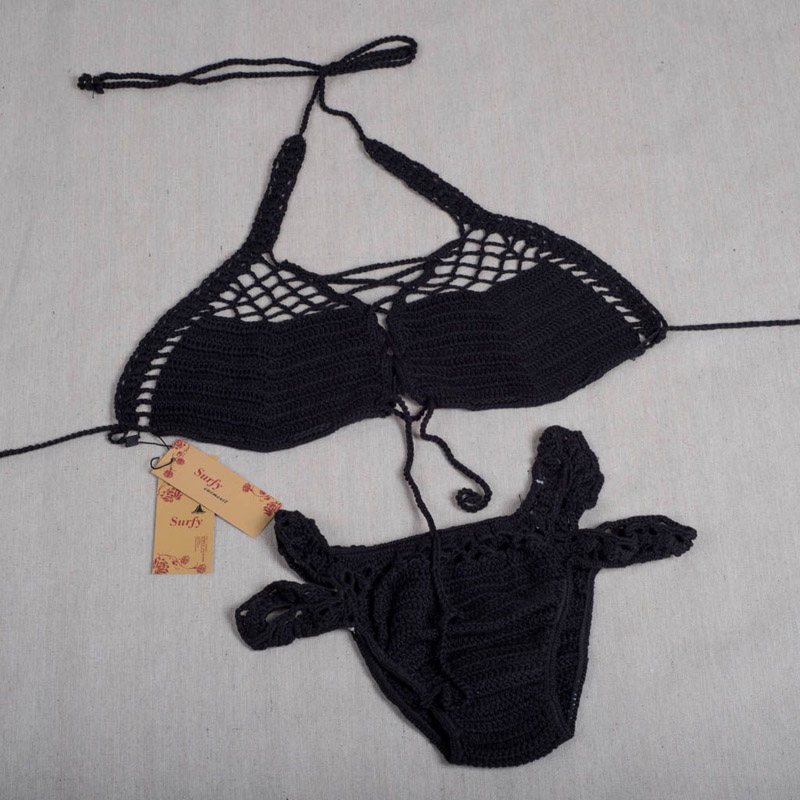 Häkel-Bikini-Set, Häkeln Strandbadeanzug, Strandurlaub Badeanzug