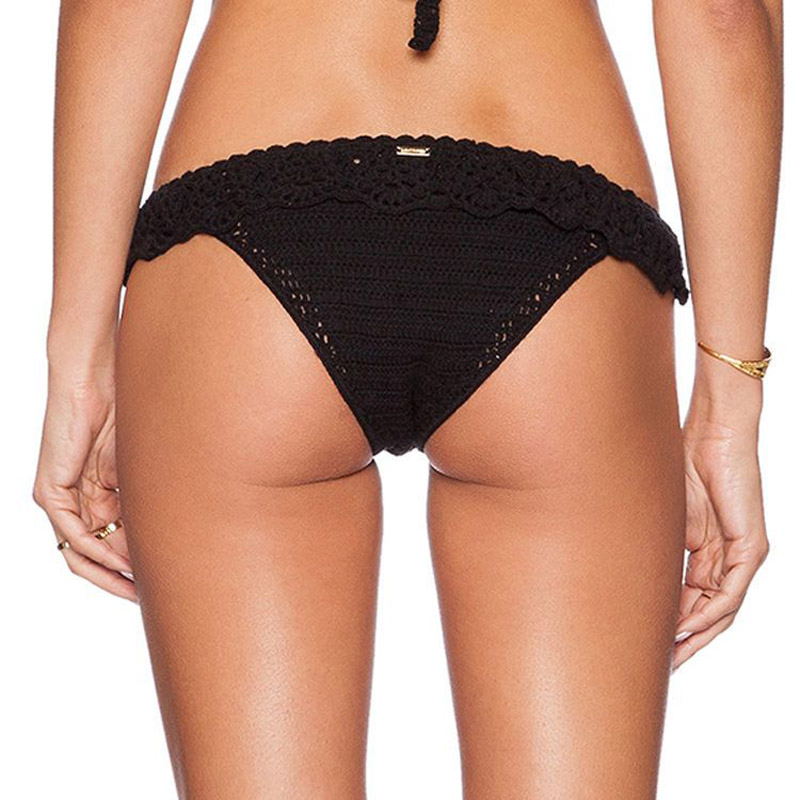 OEEA Gehäkelte Spitze Häkeln Bikini Unterwäsche Set, Häkeln Bikini Badeanzug, Strand Yoga Sport Ball Badeanzug