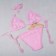  beach crochet bikini set