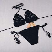  beach crochet bikini set