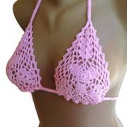 crochet open chest crochet bikini swimsuit, beach crochet bikini set